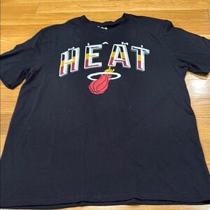 NBA men’s Miami heat short sleeve size xlarge.